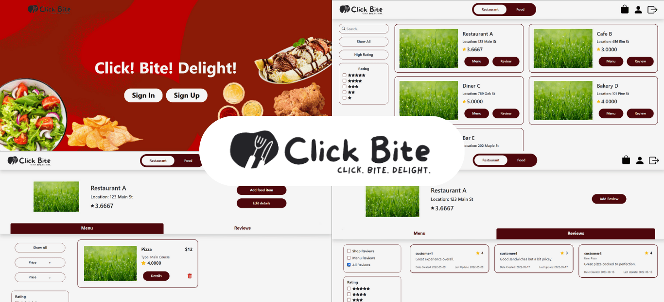 ClickByte: Restaurant Management System